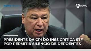 Presidente da CPI do INSS critica STF por permitir silêncio de depoentes | #NewsManhã