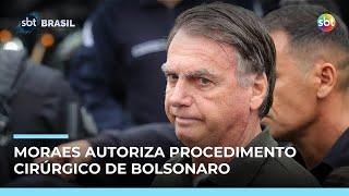 Moraes autoriza cirurgia de Bolsonaro, mas nega prisão domiciliar