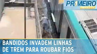 Roubo de fios nos trilhos de trem cresce em São Paulo | Primeiro Impacto (19/03/25)