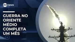 Conflito no Oriente Médio completa um mês: entenda o cenário e os próximos passos | #NewsSábado