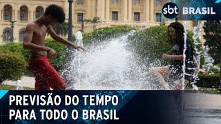 Após semanas marcadas por frio intenso, temperaturas devem subir | SBT Brasil (15/07/24)