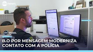 Piauí lança boletim de ocorrência por aplicativo de mensagem e reduz burocracia | #SBTBrasil