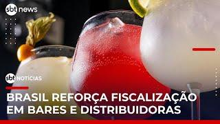 Número de casos suspeitos de intoxicações por metanol chega a 59 | #SBTNotícias