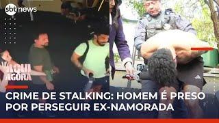 Stalking: homem é detido em academia por perseguir ex-companheira | #AquiAgora