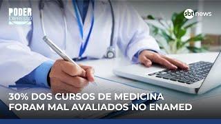 Enamed: cursos de medicina serão punidos após desempenho ruim; especialista comenta | #PoderExpresso