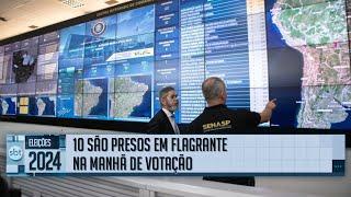 PF prende 56 pessoas por crimes eleitorais durante manhã de votação | SBT nas Eleições 2024