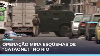 Operação contra serviço clandestino de internet termina em tiroteio no Rio | #SBTBrasil 