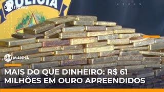 PRF apreende mais de 100 kg de ouro escondidos em caminhonete em Roraima | #SBTManhã