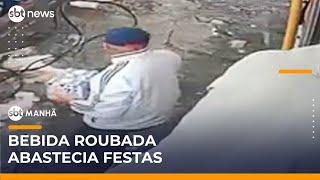 Quadrilha é presa por roubar bebidas para vender em festas em SP | #SBTManhã