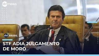 STF adia julgamento de recurso de Sérgio Moro contra acusação de calúnia | #SBTBrasil 