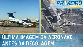 Queda de avião em SP: vídeo mostra aeronave antes da decolagem | Primeiro Impacto (07/02/25)