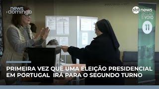 Eleição em Portugal: socialista e ultraconservador devem disputar 2º turno| #NewsDomingo