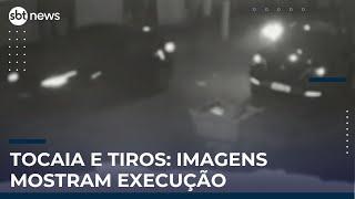 Novas imagens mostram criminosos de tocaia antes de execução de ex-delegado | #SBTNews