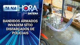 Bandidos armados invadem sítio disfarçados de policiais em Manaus | Tá na Hora (09/01/25)