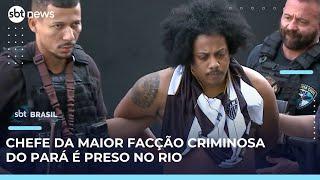 Confronto entre policiais e criminosos termina com líder de facção preso no RJ | #SBTBrasil 