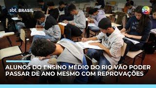 Alunos do ensino médio do Rio vão poder passar de ano com até 6 reprovações