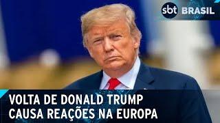 Crise climática e segurança: volta de Trump preocupa governos europeus | SBT Brasil (20/01/25)