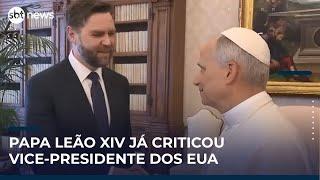 Papa Leão XIV recebe vice-presidente dos EUA no Vaticano | #SBTNews Manhã (20/05/25)