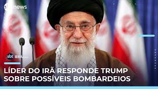 Ali Khamenei diz que qualquer bombardeio americano terá “consequências irreparáveis” | #SBTBrasil 