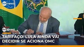 Governo aciona OMC contra tarifaço dos EUA e enfrenta pressão interna | #SBTManhã