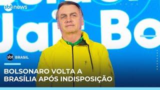 Bolsonaro passa mal, interrompe agendas em Goiânia e retorna a Brasília | #SBTBrasil 