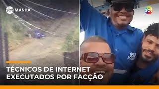 Sem pagar “taxa”, técnicos de internet são mortos por facção em Salvador | #SBTManhã