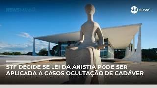 STF decide se Lei da Anistia pode ser aplicada a casos ocultação de cadáver na ditadura | #NewsManhã