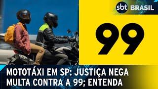 Justiça de SP nega pedido de multa milionária da prefeitura contra a 99 | SBT Brasil (21/01/25)