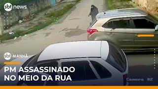 RJ: PM é executado em plena luz do dia na Baixada Fluminense | #SBTManhã