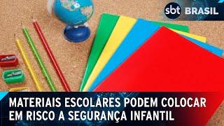 Além dos preços altos, segurança dos materiais escolares preocupa pais | SBT Brasil (08/01/25)