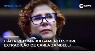 Condenada pelo STF, Zambelli aguarda decisão da Justiça italiana | #NewsManhã