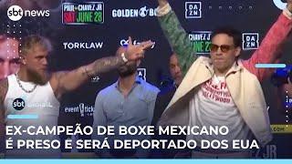 Ex-campeão de boxe mexicano é deportado após problema com a imigração americana | #SBTBrasil 