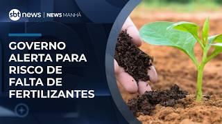 Governo alerta para risco de falta de fertilizantes no Brasil | #NewsManhã