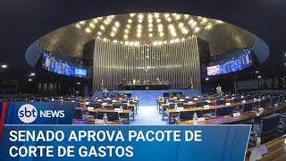 ▶️ SBT News | Senado aprova pacote de corte de gastos do governo