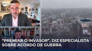 "Seria premiar o invasor", diz especialista sobre acordo de paz entre Rússia e Ucrânia | Mapa Mundi