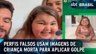 Pais de menina que morreu de câncer denunciam perfis falsos que pedem ajuda | SBT Brasil (12/11/24)