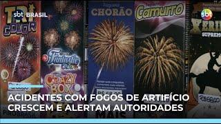 Festas de fim de ano aumentam alerta para acidentes com fogos de artifício