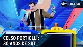 Celso Portiolli celebra 40 anos de carreira e 15 à frente do "Domingo Legal" | SBT Brasil (29/06/24)