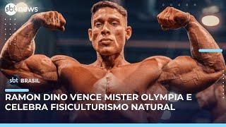 Ramon Dino faz história no Mister Olympia e destaca fisiculturismo natural | #SBTBrasil