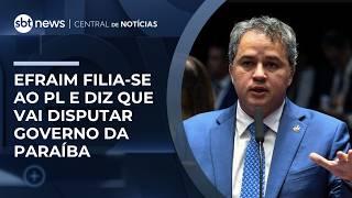 Efraim Filho confirma filiação ao PL e lança candidatura ao governo da Paraíba | #CentraldeNotícias