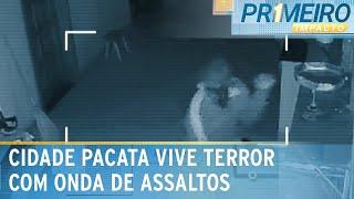 Bandidos aterrorizam moradores de pequena cidade com invasões e roubos | Primeiro Impacto (14/03/25)