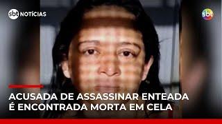 Mulher que matou enteada enforcada é encontrada morta em cela | #SBTNotícias