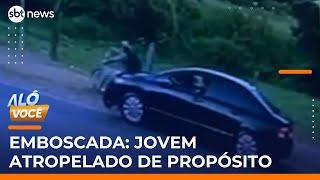 Adolescente é atropelado de propósito em emboscada no interior de SP | #AloVoce