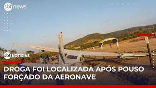 Polícia apreende 435 kg de cocaína em avião no Pará; PM investiga rota do tráfico | #SBTNotícias
