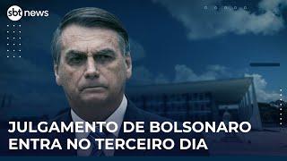 ▶️ AO VIVO: Julgamento de Bolsonaro e 7 réus é retomado no STF com voto de Moraes