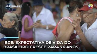 Expectativa de vida cresce e chega a média de 76,6 anos no Brasil, diz IBGE | #SBTBrasil