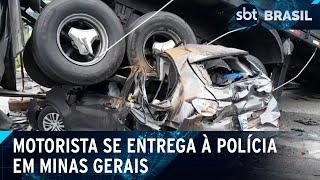 Motorista da carreta de acidente em Minas Gerais se entrega à polícia | SBT Brasil (23/12/2024)