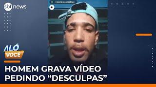 “Fiz por amor”, diz homem que esfaqueou jovem; vítima se fingiu de morta para sobreviver | #AloVoce