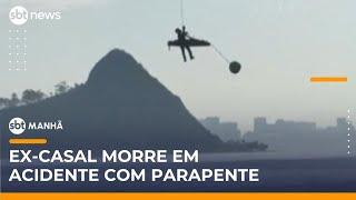 Ex-casal morre após queda de parapente por falha em equipamento | #SBTManhã