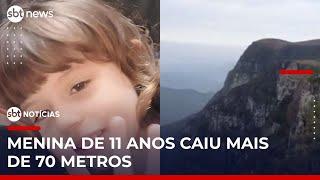Criança que morreu ao cair de cânion é velada neste sábado em Curitiba | #SBTNotícias 1ª Edição